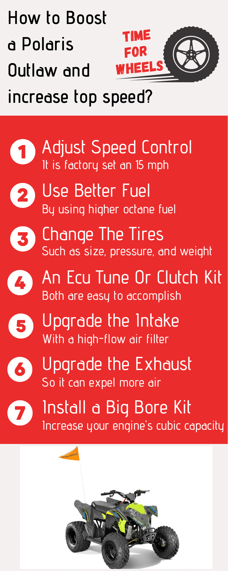 Polaris Outlaw Top Speed & Guide To Boost The Engine!
